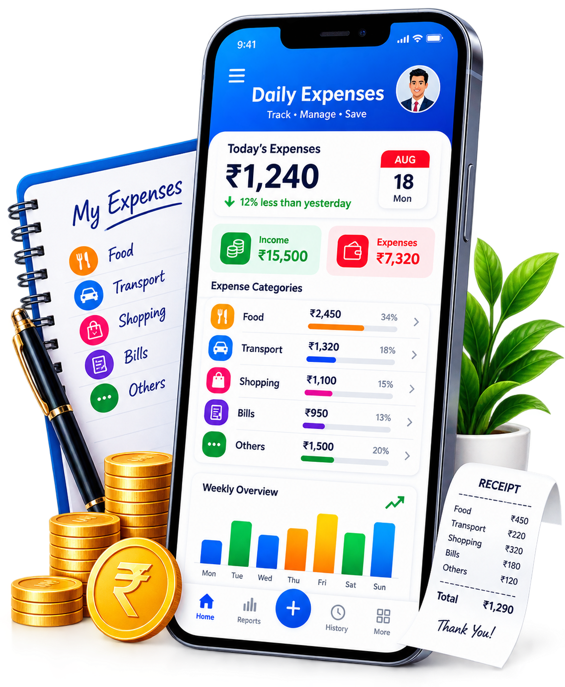 Daily Expenses Book